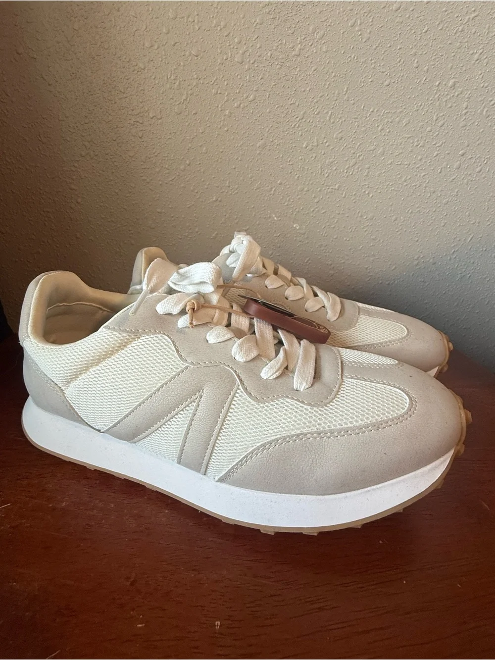 MIA Cream and White Women's Sneakers